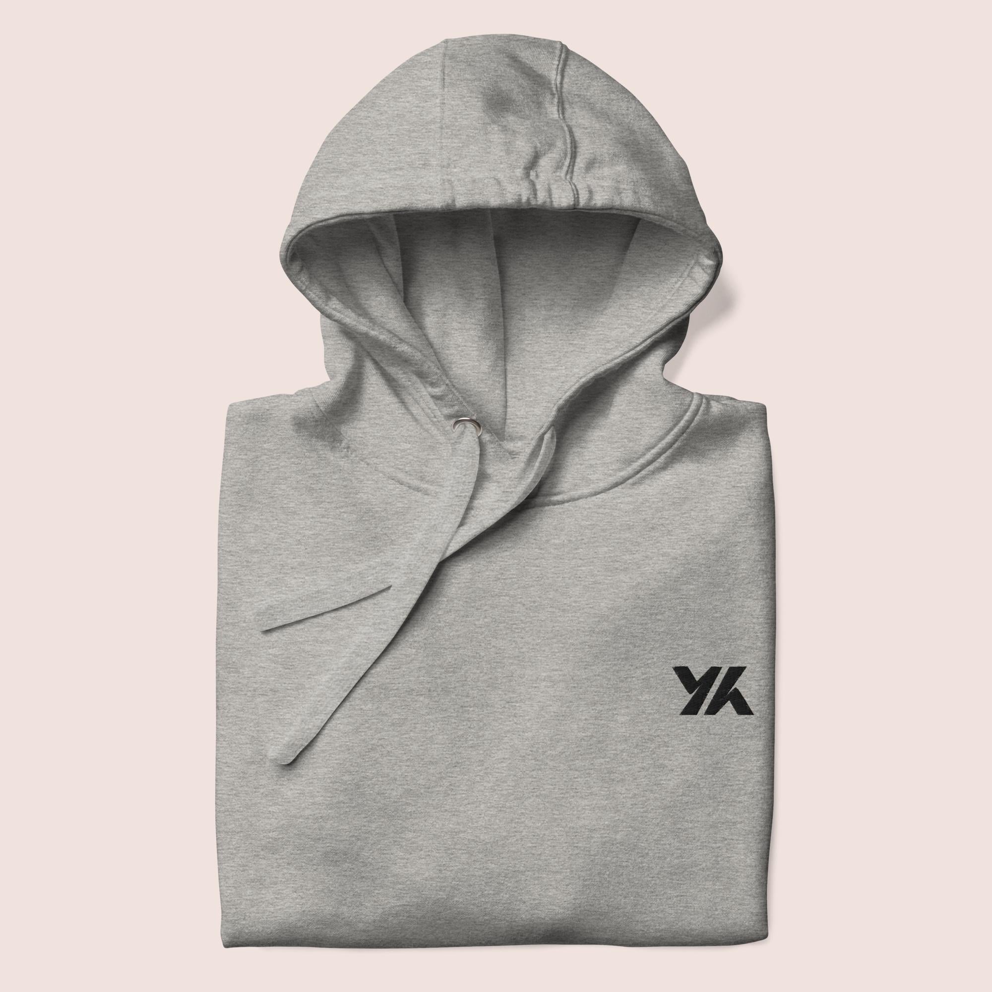 Felpa con cappuccio WYYLDE Unisex - Simbolo Iconico - Disponibile in 3 colori (nero, grigio e rosa)