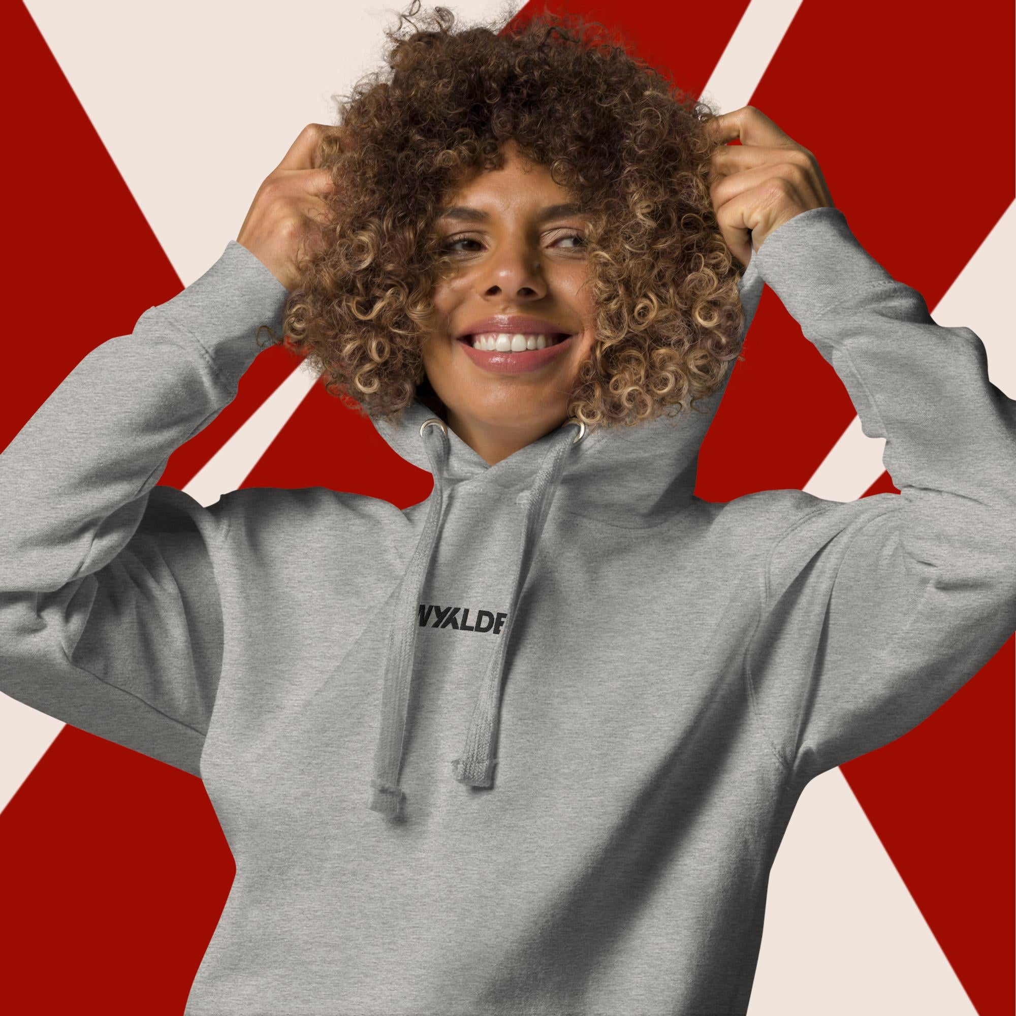 Sudadera unisex WYYLDE - Disponible en 3 colores (negro, gris y rosa)