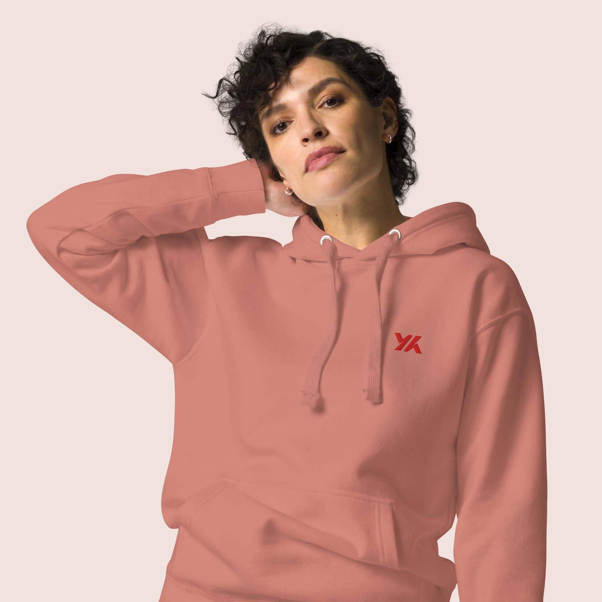 Sweat à Capuche WYYLDE Unisexe - Symbole Iconique - Disponible en 3 coloris (noir, gris et rose)