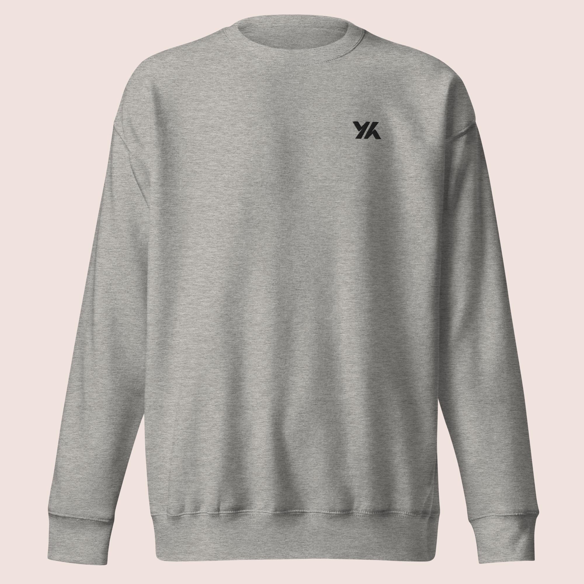 Sweatshirt Col Rond WYYLDE Unisexe - Symbole Iconique - Disponible en 4 coloris (noir, gris, blanc et rose)