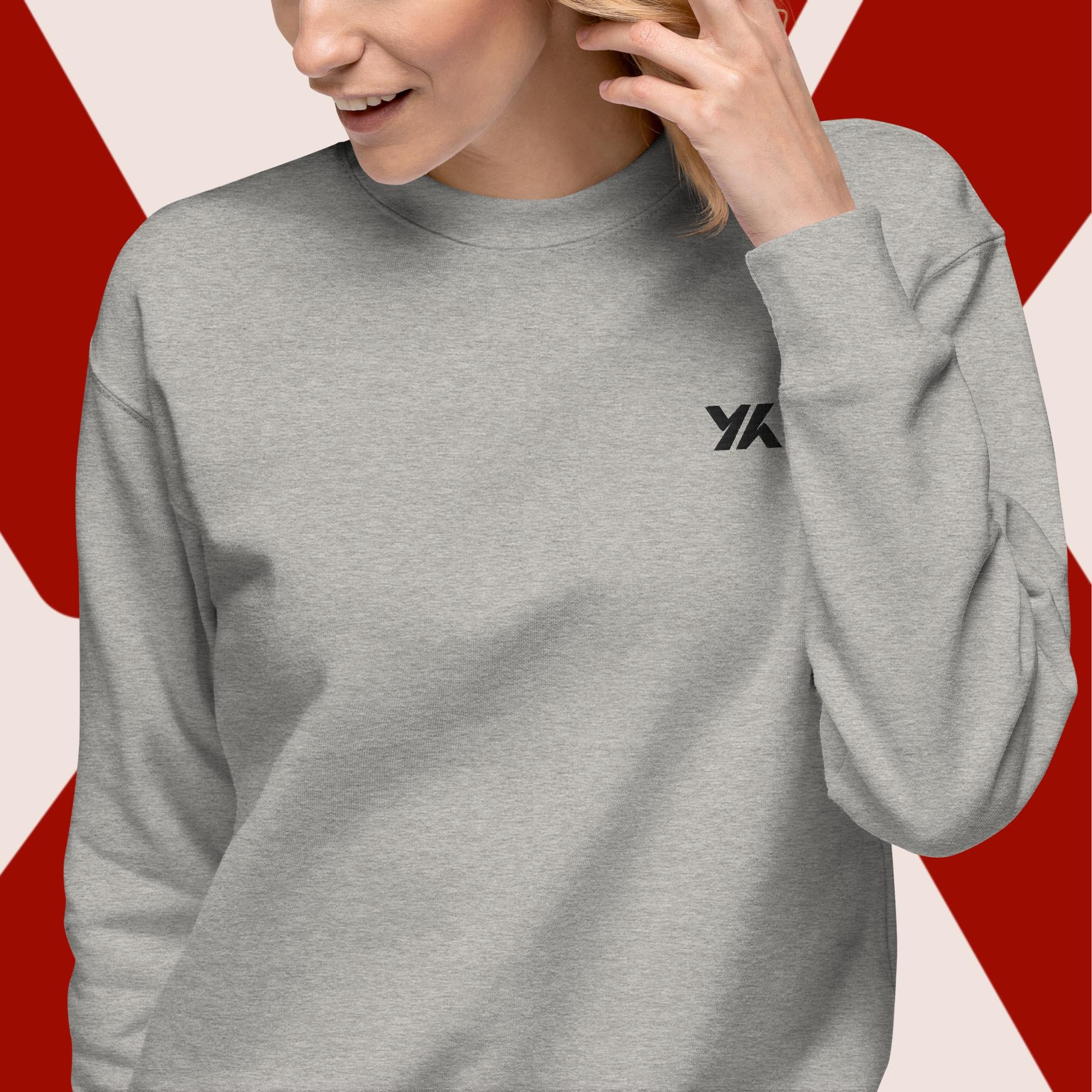 Sweatshirt Col Rond WYYLDE Unisexe - Symbole Iconique - Disponible en 4 coloris (noir, gris, blanc et rose)