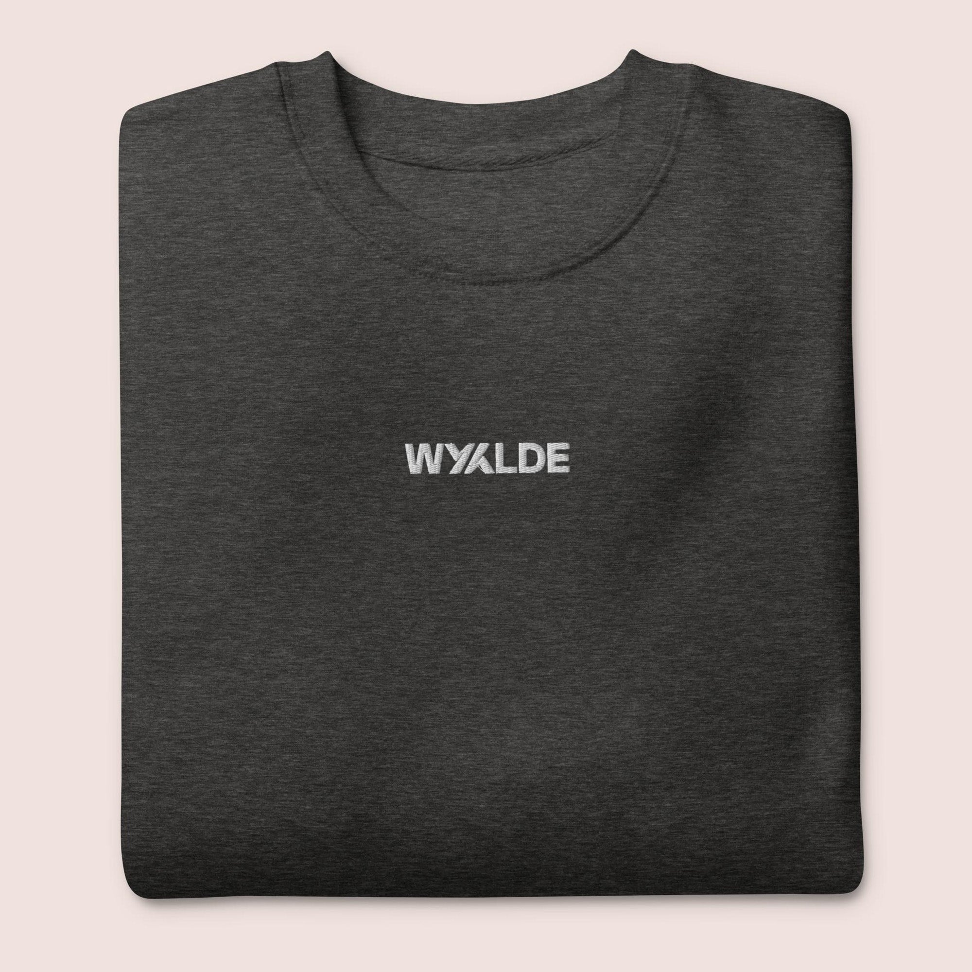 Sweatshirt Col Rond WYYLDE Unisexe - Logo Iconique - Disponible en 4 coloris (noir, gris, blanc et rose)