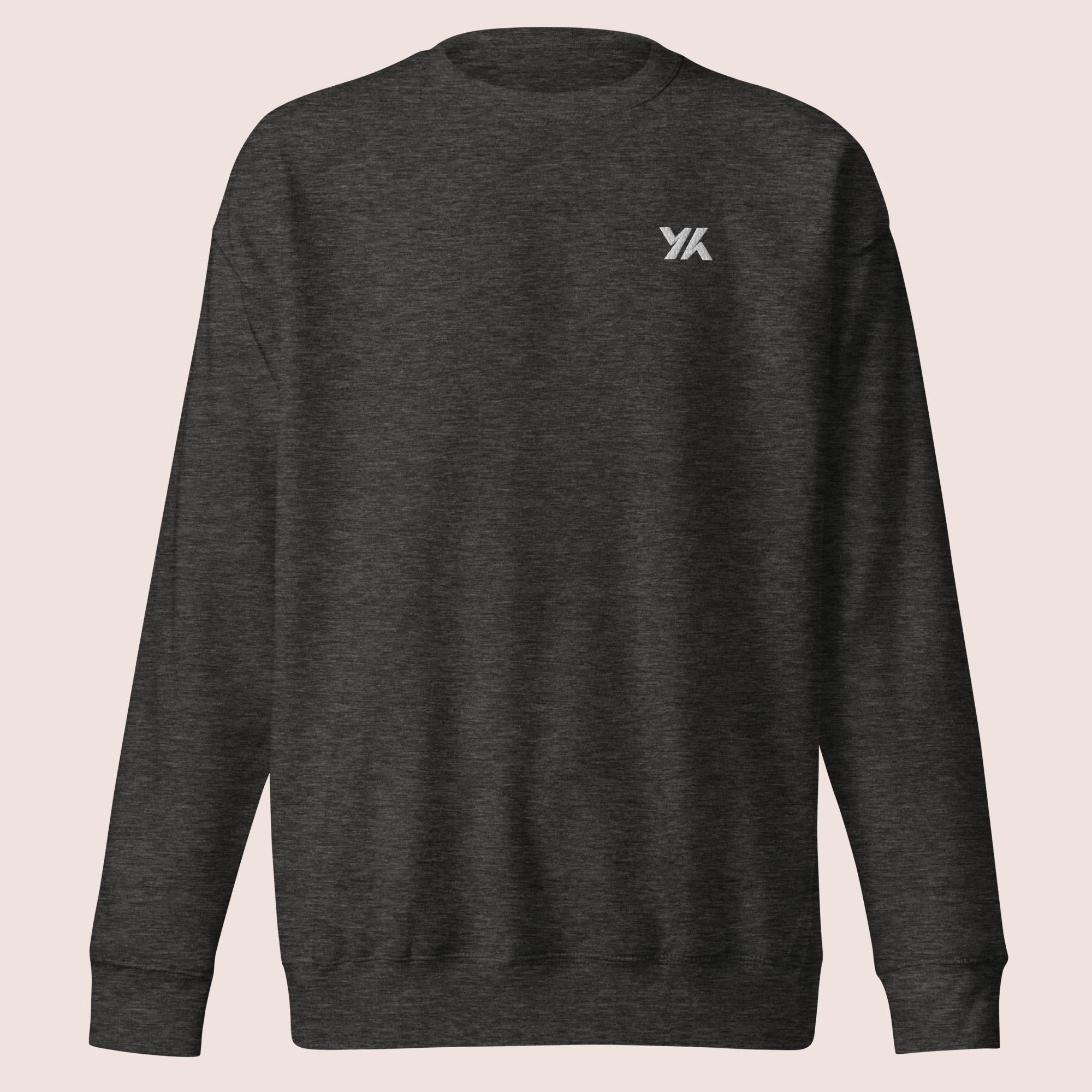 Sweatshirt Col Rond WYYLDE Unisexe - Symbole Iconique - Disponible en 4 coloris (noir, gris, blanc et rose)