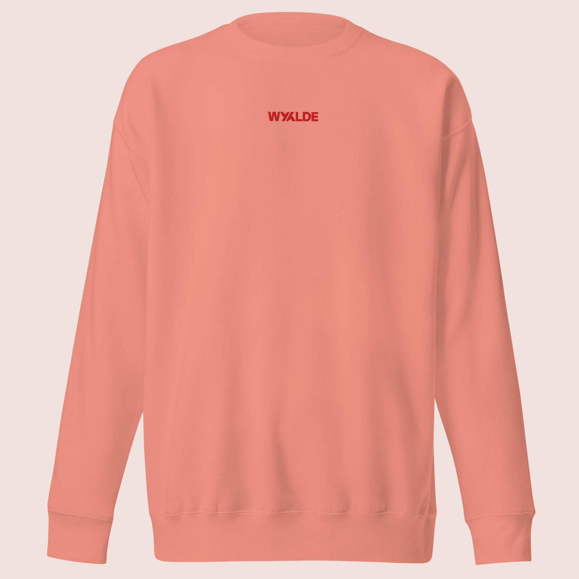 Sweatshirt Col Rond WYYLDE Unisexe - Logo Iconique - Disponible en 4 coloris (noir, gris, blanc et rose)