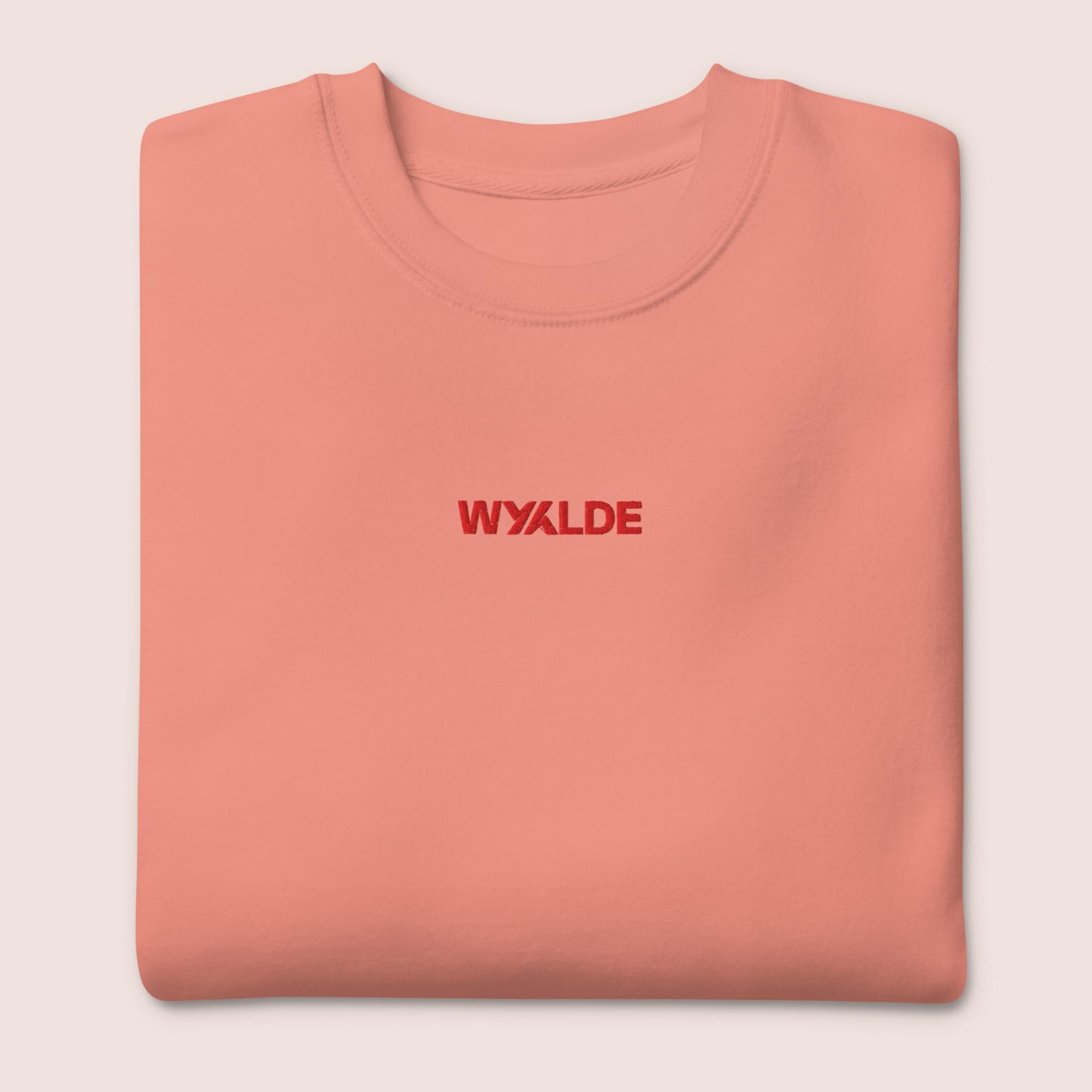 Sweatshirt Col Rond WYYLDE Unisexe - Logo Iconique - Disponible en 4 coloris (noir, gris, blanc et rose)