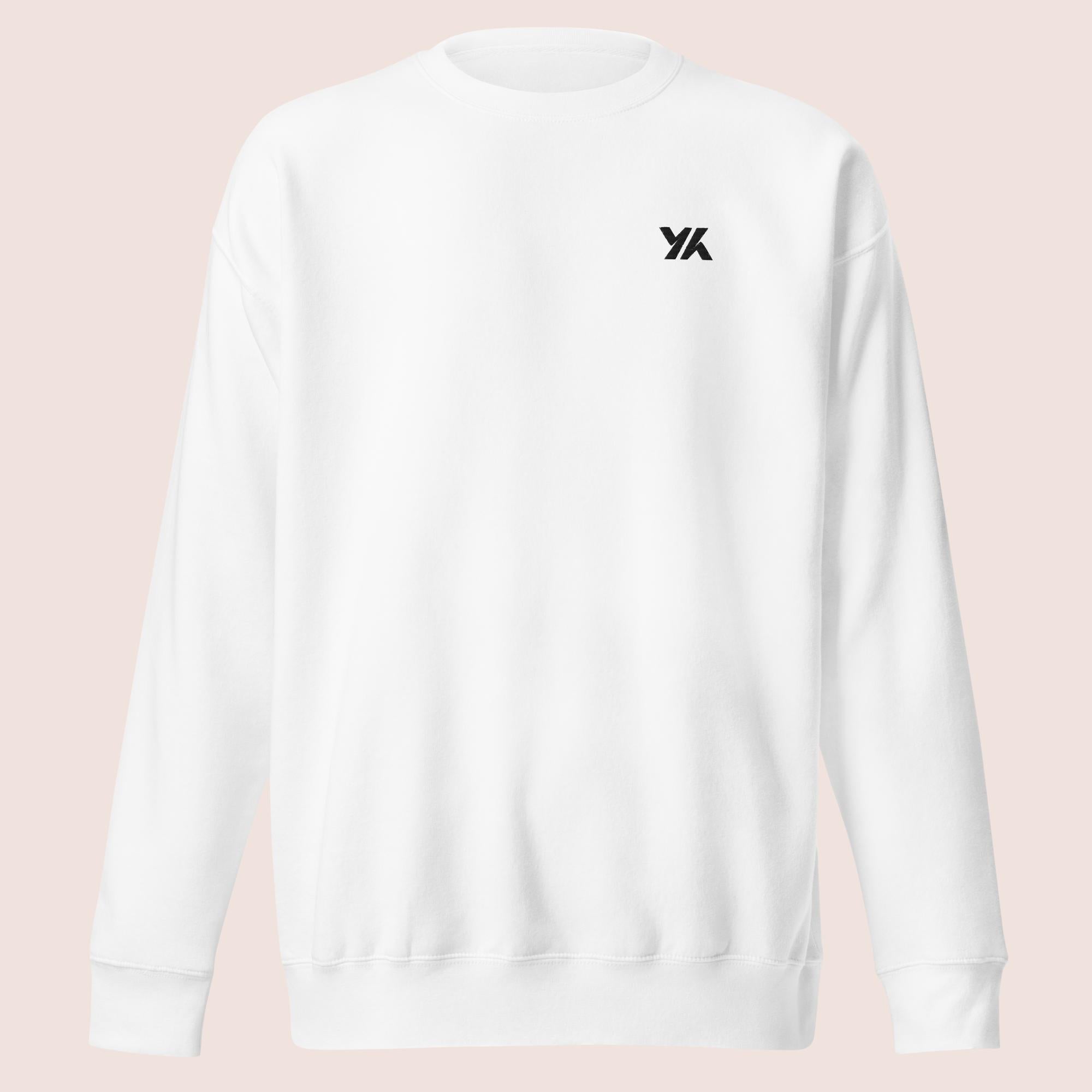 Sweatshirt Col Rond WYYLDE Unisexe - Symbole Iconique - Disponible en 4 coloris (noir, gris, blanc et rose)